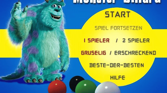 Monsters, Inc.: Wreck Room Arcade - Eight Ball Chaos Screenshot