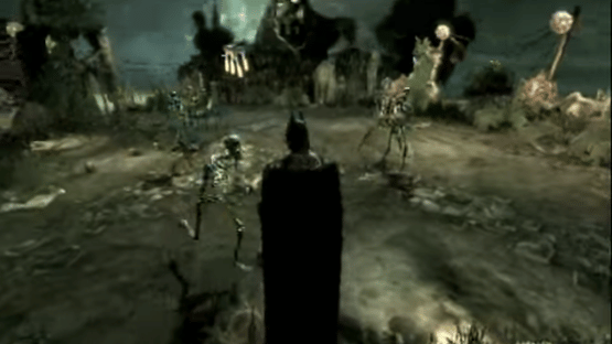 Batman: Arkham Asylum - Dem Bones Challenge Map Screenshot