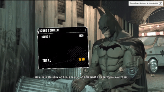 Batman: Arkham Asylum - Crime Alley Challenge Map Screenshot