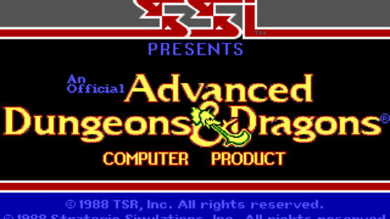 Advanced Dungeons & Dragons: Pool of Radiance Screenshot