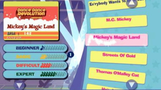 Dance Dance Revolution: Disney Grooves Screenshot