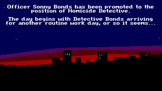 Police Quest II: The Vengeance Screenshot