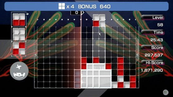 Lumines: Puzzle Fusion Screenshot