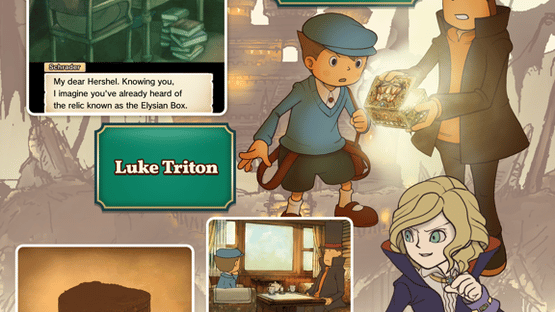 Professor Layton and the Diabolical Box HD for Mobile Screenshot