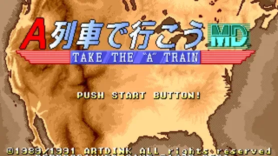 A-Ressha de Ikou MD screenshot 1