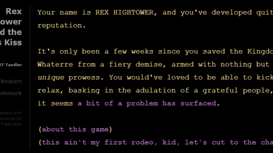 Rex Hightower and the Unicorn's Kiss Screenshot