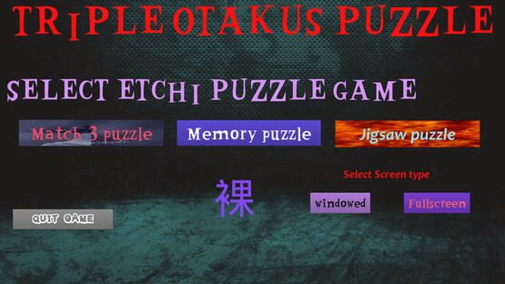 Triple Otakus Puzzle screenshot 8