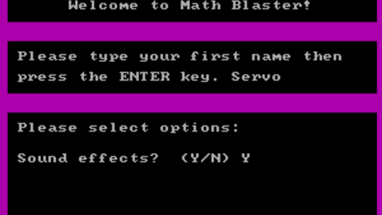 Math Blaster! Screenshot