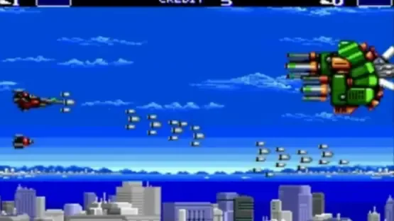 Aero Blasters gameplay screenshot 1