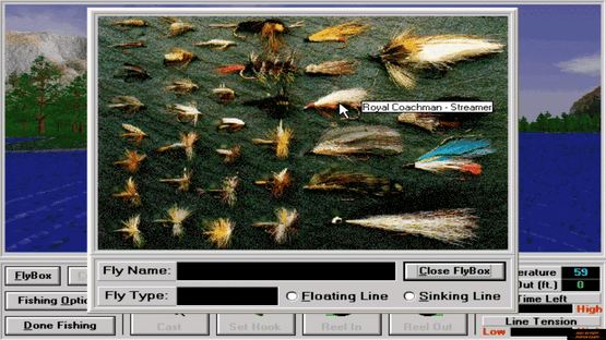 WinFish 3 - Fly Fishing Screenshot