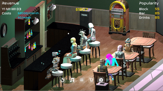 Cyberpunk Bar Sim Screenshot