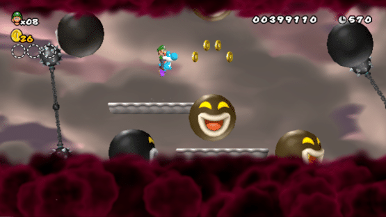 Newer Super Luigi Wii Dark Moon Screenshot