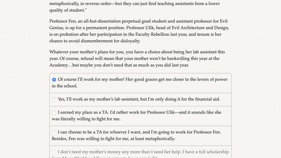 Grand Academy II: Attack of the Sequel Screenshot