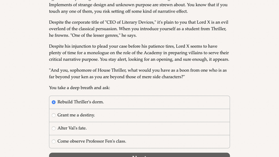 Grand Academy II: Attack of the Sequel Screenshot