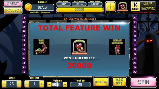 Spooky Spins Remastered - Casino Slot Simulations screenshot 3