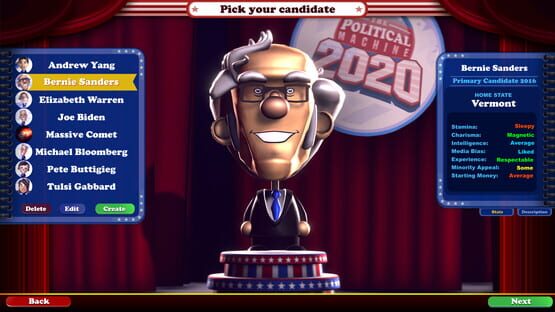 The Political Machine 2020 screenshot 4