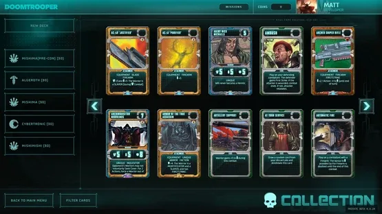 Doomtrooper CCG screenshot 3