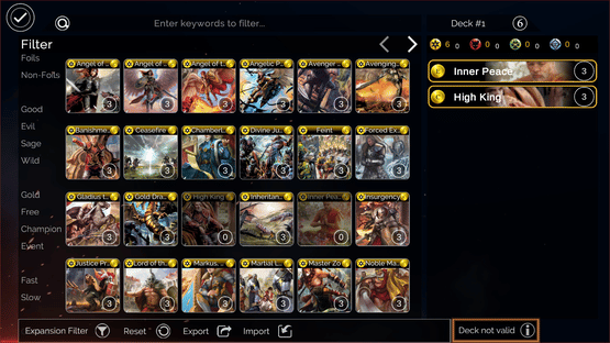 Epic Card Game Screenshot