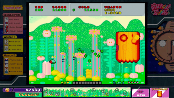 Sega Ages Fantasy Zone Screenshot