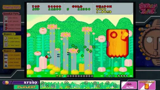 Sega Ages Fantasy Zone gameplay screenshot 3