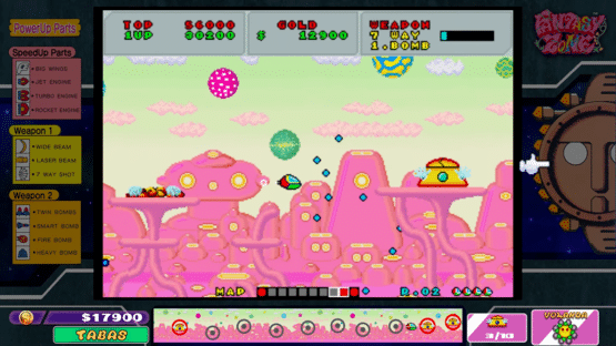 Sega Ages Fantasy Zone Screenshot