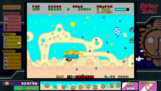 Sega Ages Fantasy Zone Screenshot