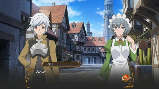 Képernyőkép erről: Is It Wrong to Try to Pick Up Girls in a Dungeon? Infinite Combate