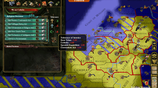 Europa Universalis III: In Nomine Screenshot