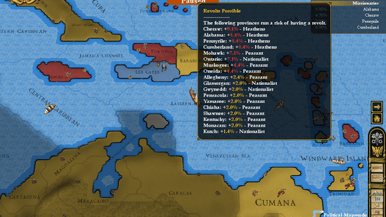 Europa Universalis III: In Nomine Screenshot