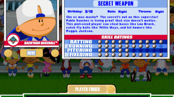 Backyard Baseball 2001 Screenshot