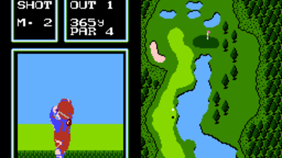 Family Computer Golf: Japan Course Screenshot