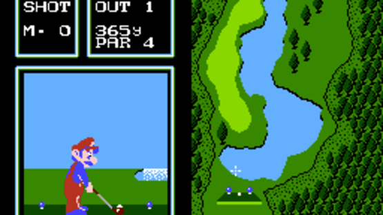 Family Computer Golf: Japan Course Screenshot