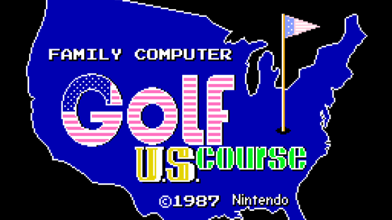 Family Computer Golf: U.S. Course Screenshot