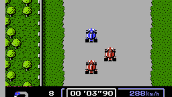 Famicom Grand Prix: F-1 Race Screenshot