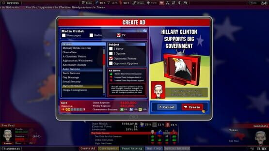 The Political Machine 2012 screenshot 8