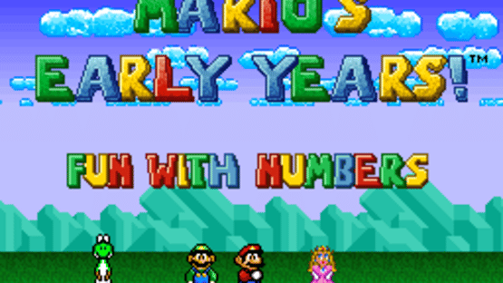 Mario's Early Years! Fun with Numbers Screenshot