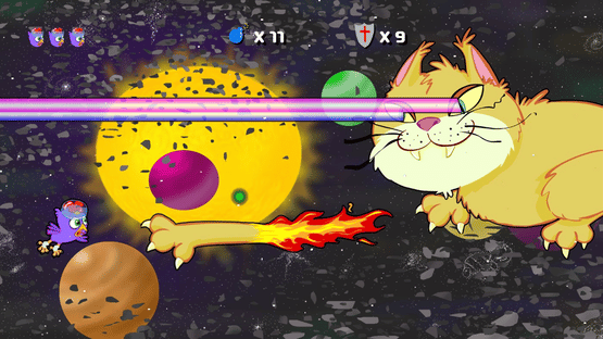 Purple Chicken Spaceman Screenshot