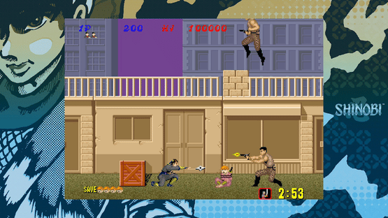 Sega Ages Shinobi Screenshot