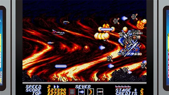 Sega Ages Thunder Force AC gameplay screenshot 1