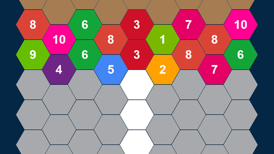 Hexa Attack Puzzle: Shoot n Merge Numbers Screenshot