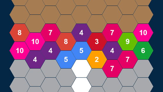 Hexa Attack Puzzle: Shoot n Merge Numbers Screenshot