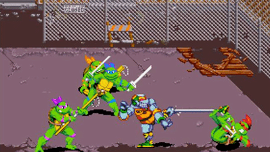 Teenage Mutant Ninja Turtles IV: Turtles in Time Screenshot