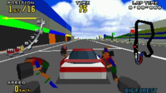 Virtua Racing Deluxe Screenshot