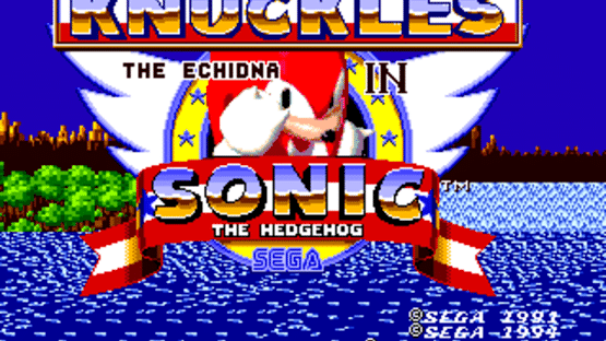 Knuckles the Echidna in Sonic the Hedgehog Screenshot