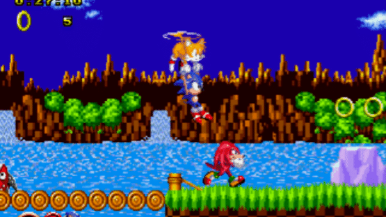 Knuckles the Echidna in Sonic the Hedgehog Screenshot