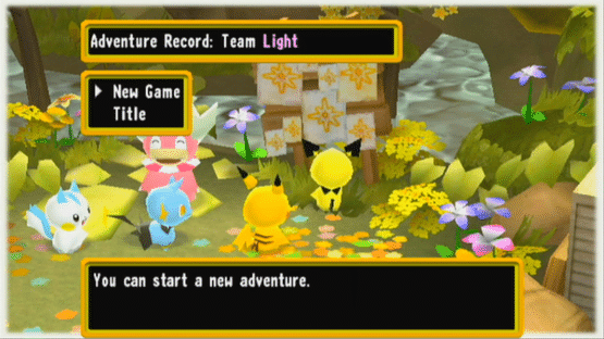 Pokémon Mystery Dungeon: Go For It! Radiant Adventure Squad Screenshot