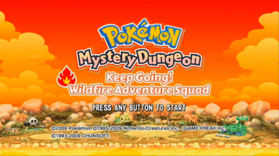 Pokémon Mystery Dungeon: Keep Going! Wildfire Adventure Squad Screenshot