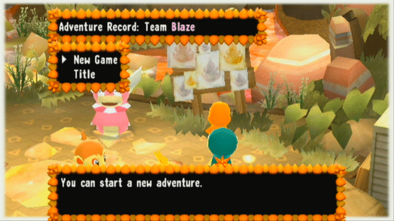 Pokémon Mystery Dungeon: Keep Going! Wildfire Adventure Squad Screenshot