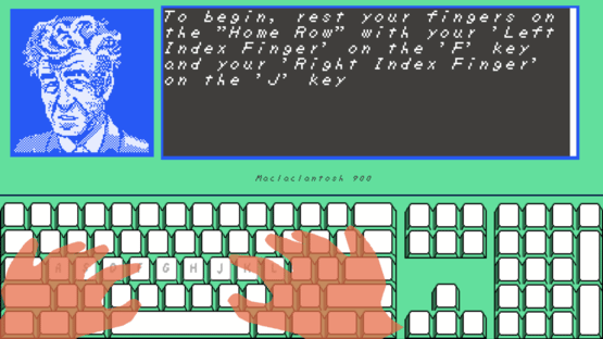David Lynch Teaches Typing Screenshot