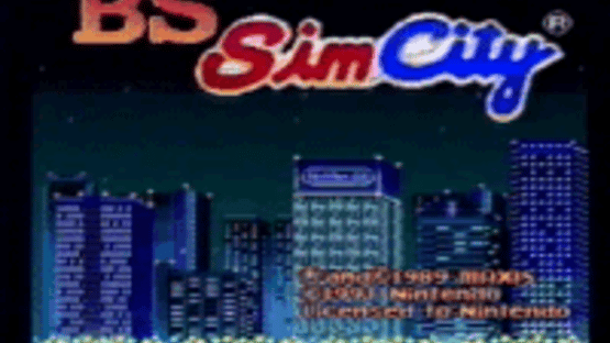 BS SimCity: Machi Tsukuri Taikai Screenshot